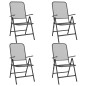 vidaXL 5-tlg. Garten-Essgruppe Anthrazit Streckgitter vidaXL 5-tlg. Garten-Essgruppe Anthrazit Streckgitter