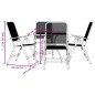 vidaXL 5-tlg. Garten-Essgruppe Anthrazit Streckgitter vidaXL 5-tlg. Garten-Essgruppe Anthrazit Streckgitter