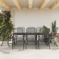 vidaXL 9-tlg. Garten-Essgruppe Anthrazit Streckgitter vidaXL 9-tlg. Garten-Essgruppe Anthrazit Streckgitter