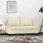 vidaXL 2-Sitzer-Sofa Creme 120 cm Kunstleder vidaXL 2-Sitzer-Sofa Creme 120 cm Kunstleder