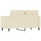 vidaXL 2-Sitzer-Sofa Creme 120 cm Kunstleder vidaXL 2-Sitzer-Sofa Creme 120 cm Kunstleder