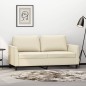 vidaXL 2-Sitzer-Sofa Creme 140 cm Kunstleder vidaXL 2-Sitzer-Sofa Creme 140 cm Kunstleder