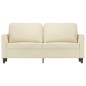 vidaXL 2-Sitzer-Sofa Creme 140 cm Kunstleder vidaXL 2-Sitzer-Sofa Creme 140 cm Kunstleder