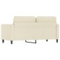 vidaXL 2-Sitzer-Sofa Creme 140 cm Kunstleder vidaXL 2-Sitzer-Sofa Creme 140 cm Kunstleder