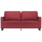 vidaXL 2-Sitzer-Sofa Weinrot 140 cm Kunstleder vidaXL 2-Sitzer-Sofa Weinrot 140 cm Kunstleder