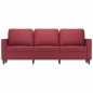 vidaXL 3-Sitzer-Sofa Weinrot 180 cm Kunstleder vidaXL 3-Sitzer-Sofa Weinrot 180 cm Kunstleder
