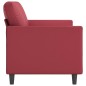 vidaXL 3-Sitzer-Sofa Weinrot 180 cm Kunstleder vidaXL 3-Sitzer-Sofa Weinrot 180 cm Kunstleder