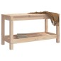 vidaXL Gartenbank 82,5x35x45 cm Massivholz Kiefer vidaXL Gartenbank 82,5x35x45 cm Massivholz Kiefer