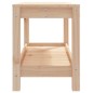vidaXL Gartenbank 82,5x35x45 cm Massivholz Kiefer vidaXL Gartenbank 82,5x35x45 cm Massivholz Kiefer
