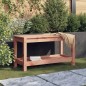 vidaXL Gartenbank 82,5x35x45 cm Massivholz Douglasie vidaXL Gartenbank 82,5x35x45 cm Massivholz Douglasie