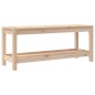 vidaXL Gartenbank 108x35x45 cm Massivholz Kiefer vidaXL Gartenbank 108x35x45 cm Massivholz Kiefer