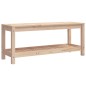 vidaXL Gartenbank 108x35x45 cm Massivholz Kiefer vidaXL Gartenbank 108x35x45 cm Massivholz Kiefer