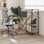 vidaXL Computertisch mit Regal Sonoma-Eiche 120x47x109 cm vidaXL Computertisch mit Regal Sonoma-Eiche 120x47x109 cm