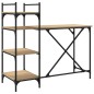vidaXL Computertisch mit Regal Sonoma-Eiche 120x47x109 cm vidaXL Computertisch mit Regal Sonoma-Eiche 120x47x109 cm