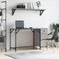vidaXL Computertisch Grau Sonoma 131x48x75 cm Holzwerkstoff vidaXL Computertisch Grau Sonoma 131x48x75 cm Holzwerkstoff