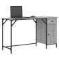 vidaXL Computertisch Grau Sonoma 131x48x75 cm Holzwerkstoff vidaXL Computertisch Grau Sonoma 131x48x75 cm Holzwerkstoff