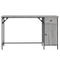 vidaXL Computertisch Grau Sonoma 131x48x75 cm Holzwerkstoff vidaXL Computertisch Grau Sonoma 131x48x75 cm Holzwerkstoff