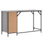 vidaXL Computertisch Grau Sonoma 131x48x75 cm Holzwerkstoff vidaXL Computertisch Grau Sonoma 131x48x75 cm Holzwerkstoff