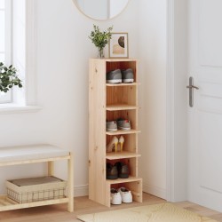 vidaXL Schuhregal 28x30x104 cm Massivholz Kiefer
