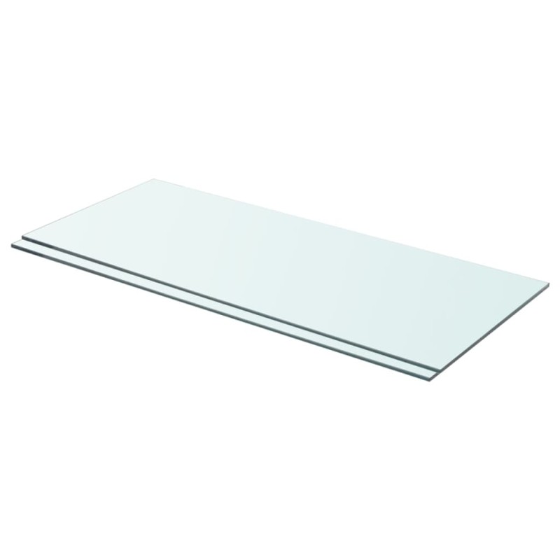 Regalböden 2 Stk. Glas Transparent 70 x 30 cm Regalböden 2 Stk. Glas Transparent 70 x 30 cm