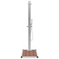 Gartendusche mit Bodenelement WPC Edelstahl Gartendusche mit Bodenelement WPC Edelstahl