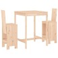vidaXL 3-tlg. Gartenbar-Set Massivholz Kiefer vidaXL 3-tlg. Gartenbar-Set Massivholz Kiefer
