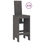 vidaXL 9-tlg. Gartenbar-Set Grau Massivholz Kiefer vidaXL 9-tlg. Gartenbar-Set Grau Massivholz Kiefer
