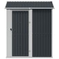 vidaXL Gerätehaus Anthrazit 192x152,5x237 cm Verzinkter Stahl vidaXL Gerätehaus Anthrazit 192x152,5x237 cm Verzinkter Stahl