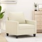 vidaXL Sessel Creme 60 cm Kunstleder vidaXL Sessel Creme 60 cm Kunstleder