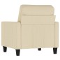 vidaXL Sessel Creme 60 cm Stoff vidaXL Sessel Creme 60 cm Stoff