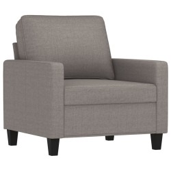 vidaXL Sessel Taupe 60 cm Stoff