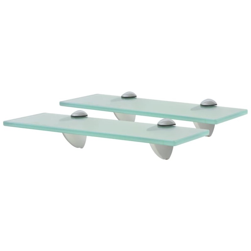 vidaXL Schweberegale 2 Stk. Glas 30x20 cm 8 mm vidaXL Schweberegale 2 Stk. Glas 30x20 cm 8 mm