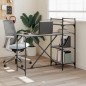 vidaXL Computertisch mit Regalen Grau Sonoma 120x47x109 cm vidaXL Computertisch mit Regalen Grau Sonoma 120x47x109 cm