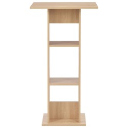 vidaXL Bartisch Eichenbraun 60x60x110 cm