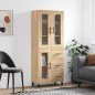 Highboard Sonoma-Eiche 69,5x34x180 cm Holzwerkstoff Highboard Sonoma-Eiche 69,5x34x180 cm Holzwerkstoff