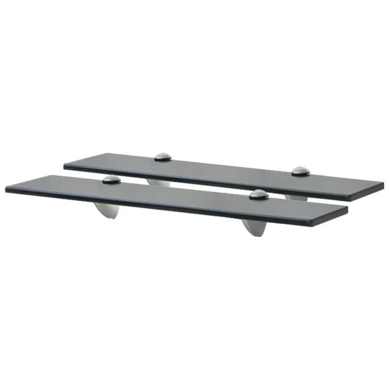 Schwebende Regale 2 Stk. Glas 50x10 cm 8 mm Schwebende Regale 2 Stk. Glas 50x10 cm 8 mm