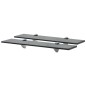 Schwebende Regale 2 Stk. Glas 50x10 cm 8 mm Schwebende Regale 2 Stk. Glas 50x10 cm 8 mm