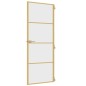vidaXL Innentür Schlank Golden 76x201,5 cm Hartglas und Aluminium vidaXL Innentür Schlank Golden 76x201,5 cm Hartglas und Aluminium