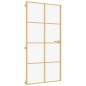vidaXL Innentür Schlank Golden 102,5x201,5 cm Hartglas und Aluminium vidaXL Innentür Schlank Golden 102,5x201,5 cm Hartglas und Aluminium