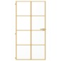 vidaXL Innentür Schlank Golden 102,5x201,5 cm Hartglas und Aluminium vidaXL Innentür Schlank Golden 102,5x201,5 cm Hartglas und Aluminium