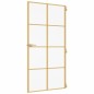 vidaXL Innentür Schlank Golden 102,5x201,5 cm Hartglas und Aluminium vidaXL Innentür Schlank Golden 102,5x201,5 cm Hartglas und Aluminium