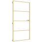 vidaXL Innentür Schlank Golden 102,5x201,5 cm Hartglas und Aluminium vidaXL Innentür Schlank Golden 102,5x201,5 cm Hartglas und Aluminium