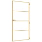 vidaXL Innentür Schlank Golden 102,5x201,5 cm Hartglas und Aluminium vidaXL Innentür Schlank Golden 102,5x201,5 cm Hartglas und Aluminium