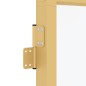 vidaXL Innentür Schlank Golden 83x201,5 cm Hartglas und Aluminium vidaXL Innentür Schlank Golden 83x201,5 cm Hartglas und Aluminium