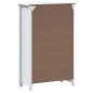 vidaXL Badschrank BERG Weiß 69,5x34x110 cm Massivholz Kiefer vidaXL Badschrank BERG Weiß 69,5x34x110 cm Massivholz Kiefer