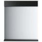 vidaXL Badspiegel mit Ablage BERG Schwarz 60x12x70 cm Massivholz vidaXL Badspiegel mit Ablage BERG Schwarz 60x12x70 cm Massivholz