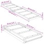 vidaXL Hunderampe Grün 120x30 cm Massivholz Tanne vidaXL Hunderampe Grün 120x30 cm Massivholz Tanne