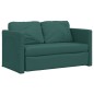 vidaXL Bodensofa mit Schlaffunktion Dunkelgrün 112x174x55 cm Stoff vidaXL Bodensofa mit Schlaffunktion Dunkelgrün 112x174x55 cm Stoff