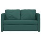 vidaXL Bodensofa mit Schlaffunktion Dunkelgrün 112x174x55 cm Stoff vidaXL Bodensofa mit Schlaffunktion Dunkelgrün 112x174x55 cm Stoff