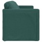 vidaXL Bodensofa mit Schlaffunktion Dunkelgrün 112x174x55 cm Stoff vidaXL Bodensofa mit Schlaffunktion Dunkelgrün 112x174x55 cm Stoff